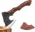 Purple Dragon Camping Hatchet Axe with Sheath – 14″ Hand Forged Survival Hatchet for Wood Chopping, Splitting & Carving, Bushcraft Axe for Outdoor & Garden Work with Full Tang Wood Handle, Men’s Gift