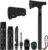 LIANTRAL Camping Axe, Folding Survival Hatchet Axe Tactical Camp Axe for Outdoor Adventure