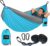 Kootek Camping Hammock, Portable Hammocks with Tree Straps & Attached Carry Bag, Camping Essentials Gear, Perfect for Outside Indoor Hiking Beach Backpack Travel