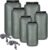 Shappy 6 Pcs Waterproof Dry Bag Set Ultralight Stuff Sack 20/15/10/8/5/3L Backpacking Bag with Long Adjustable Strap Outdoor Keep Gear Dry Sack for Camping Kayaking Boating Hiking Travel