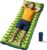 Camping Sleeping Pad, 4in Thick Ultralight Inflatable Camping Mat with Pillow, Built-in Foot Pump Sleeping Mat, Wide Compact Camping Pad for Travel Tent Hiking Backpacking Trip Car Camp Gear