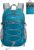 WATERFLY Small Lightweight Packable Backpack: 15L Mini Ultra Light Foldable Travel Daypack with Breathable Shoulder Strap Outdoor Hiking Camping Day Pack for Women Men Blue