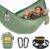 Wise Owl Outfitters Camping Hammock – 500lbs Portable Hammock with Tree Straps – Travel, Backpacking, Hiking, Outdoors Camping Gear – Single or Double