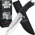 Hunting Knife with Sheath Survival Knives for Men – Best Tactical Camping Hunting Hiking Knife – Bushcraft Field Gear Accessories Tool – Fixed Blade Sharp Knofe with Rubber Handle for Men 148109