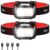 Blukar LED Headlamp Rechargeable,2000L Super Bright Headlight with Motion Sensor -Dimmable Brightness,8 Modes,Spotlight&Floodlight&Red Light Combination,IPX5 Waterproof for Hiking,Camping – 2 Pack