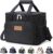 Lifewit Medium Lunch Bag, Insulated Lunch Box, Soft Cooler Cooling Tote for Adult Men Women, Black 12-Can (9L)