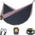 Wise Owl Outfitters Camping Hammock – 500lbs Portable Hammock with Tree Straps – Travel, Backpacking, Hiking, Outdoors Camping Gear – Single or Double