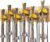 Ski & Snowboard Wall Rack for Garage – Fits Any Ski/board, Damage-Free Storage, Yellow, 6 Pack