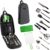 Life2Go 12 Piece Camp Cooking Utensil Set & Outdoor Kitchen Gear Cookware Kit, Portable Compact Carry Case for Camping, Hiking, Travel, BBQ Grilling Stainless Steel Accessories Spoon & Fork, Gray