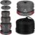 Alocs Camping Cookware Set Camping Gear, Compact Camping Pots and Pans Set, Durable Hard Alumina Camping Cooking Set for Outdoor Backpacking Camping Hiking Picnic, Included Mesh Carry Bag