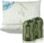 2 Pack Camping Pillow For Sleeping,Filled with Shredded Memory Foam,Compact & Packable,Storage Bag,Soft Cover,Travel Pillow for Backpacking Hiking Gear & Accessories (Anti pilling cover, 17″X12″)