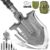 Zune Lotoo Survival Shovel Multitool 28 in 1 Luxury Kit, Tactical Camping Folding Shovel, Unbreakable Martensitic Steel Adjustable 7 Angles 24-35.4” Length, Compact Gear for Outdoor Hiking Emergency
