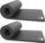 Foam Sleeping Pad for Camping – 1.25-Inch-Thick Waterproof Sleep Pad with Carry Straps for Cots, Tents, or Sleepovers by Wakeman Outdoors (Black)