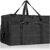 PEASUG Insulated Bags for Food Delivery, XXXL Pizza Delivery Bags, Large Capacity Cooler Bag Keep Food Warm for Grocery Shopping and Catering, Foldable, Heavy-Duty (Black)