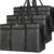 Bodaon 3-Pack Insulated Food Delivery Bag, XXXL Pizza Cooler Bags, Rideshare Delivery Bag, Thermal Cold/Hot Styrofoam Carrier for Catering/Shopping/Travel/Car, Warmer/Frozen