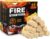 Shwuevei 65 pcs Fire Starter – Natural Fire Starters for Fireplace, Pellet Stove & Wood, Fire Pit, Smoker, BBQ, Chimney, Pizza Oven – Fire Starters for Grill, Charcoal Starter