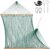 Lazy Daze Hammocks 12FT Double Rope Hammocks, 2 Person Hand Woven Cotton Hammock with Spreader Bar for Outside, Patio, Poolside, FIT 13-15 FT Stand, Max 450 Lbs, Green, 141 x 57 inches